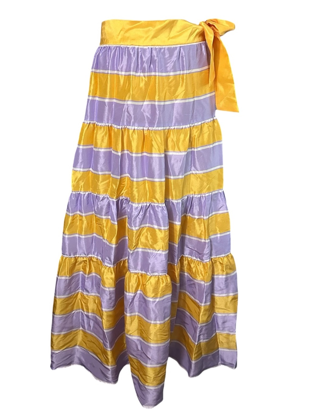 OLIVIA RUBIN Tiered Striped Maxi Skirt NWT XL